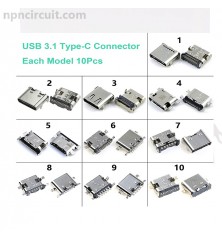 KIT connettore USB type C 3.