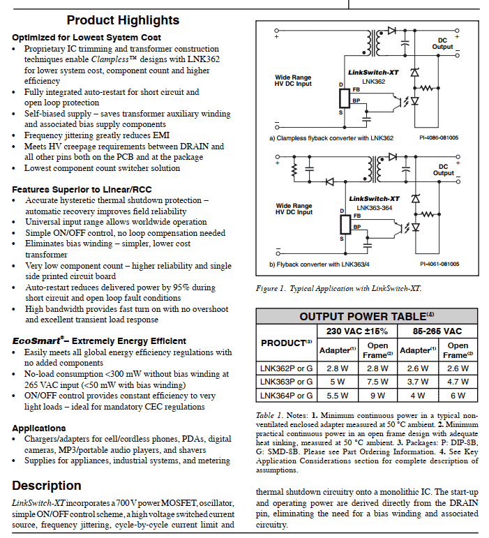 Dati tecnici