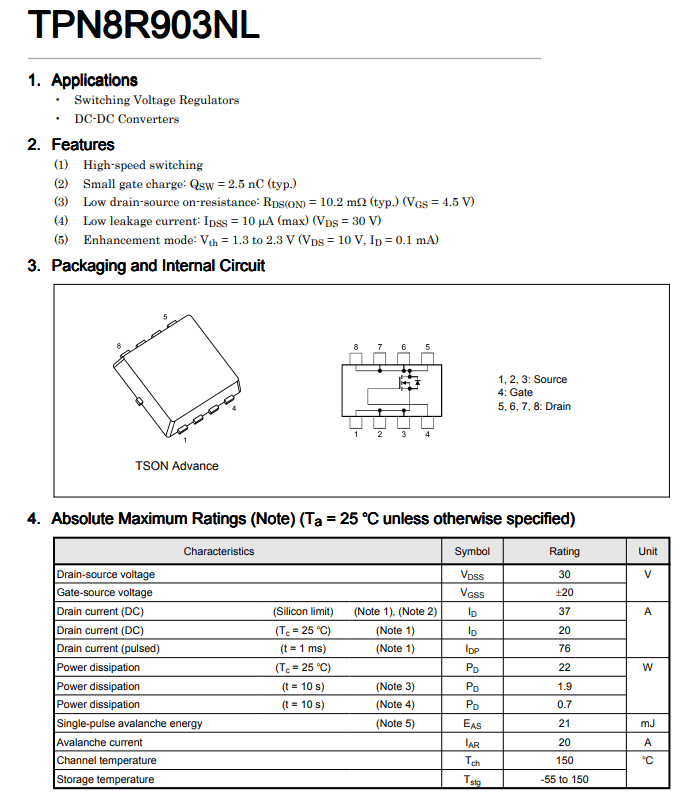 Dati tecnici