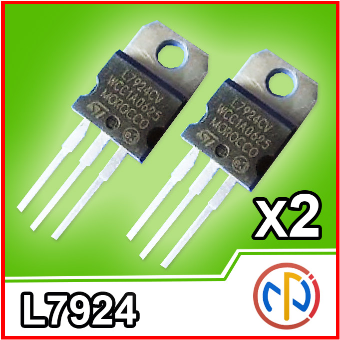 2 pezzi regolatore integrato negativo 7909 da 9 volt 1,5 amp to-220